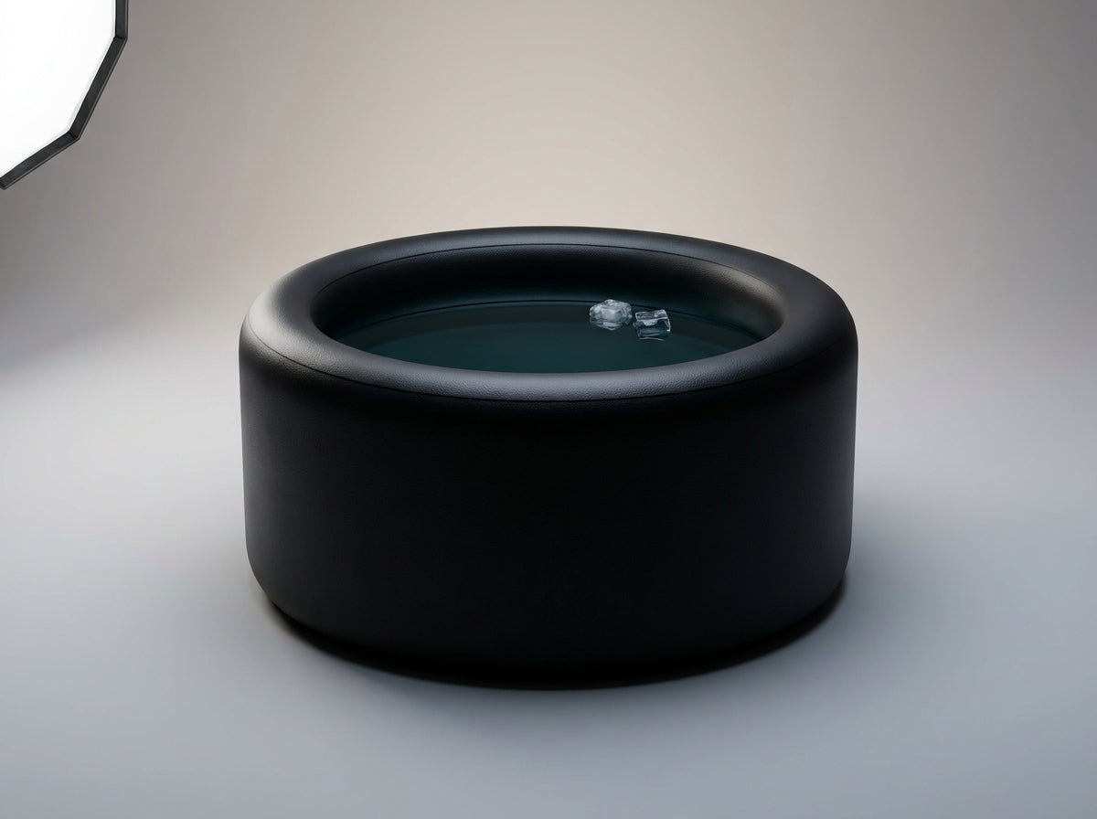 ArcticPod Black Cold Plunge Tub - Studio Shot
