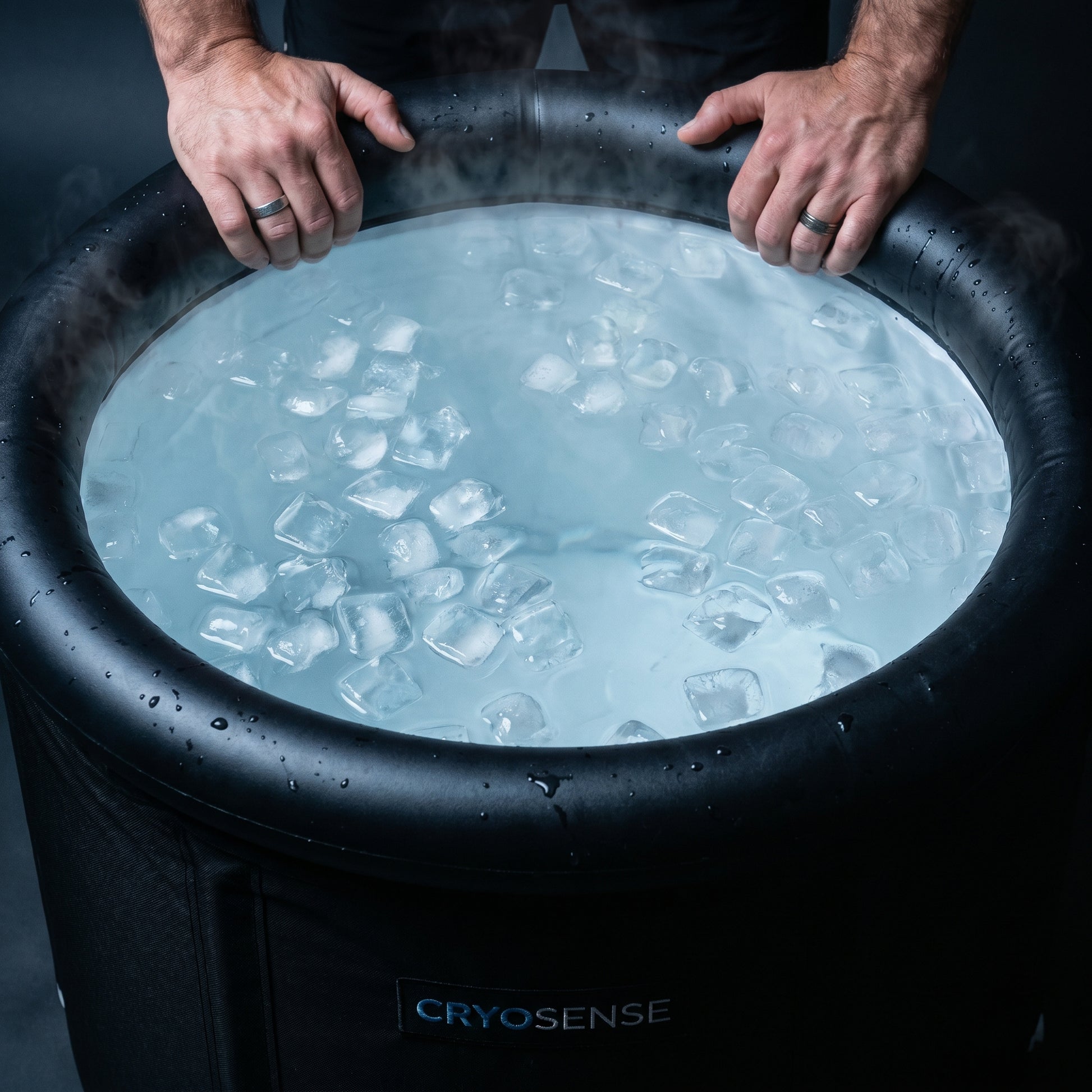 ArcticPod Ice Bath - Top View Ice Water